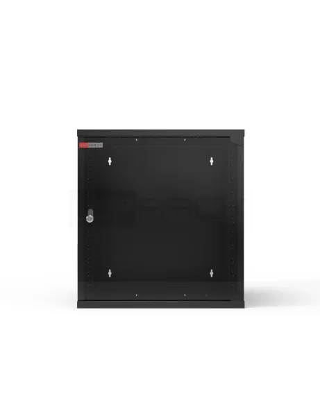 WP Rack & Cabling Armario Mural 6U con Puerta de Cristal y Cerradura de Seguridad 540x600x310mm Color Negro