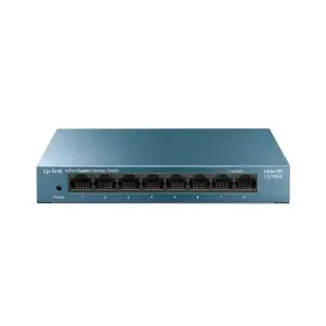 TP-Link Switch Sobremesa 8 Puertos 10/100/1000Mbps Metal Plug & Play Gris