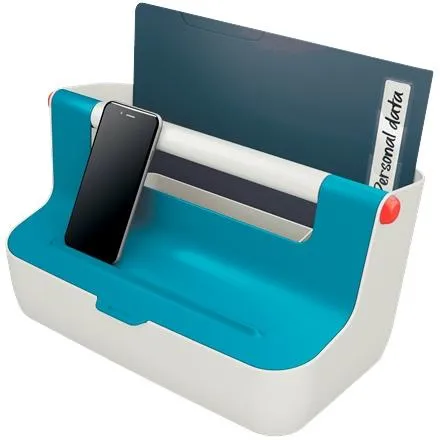Leitz Caja De Almacenamiento Portátil Cosy C/Asa Abs Azul