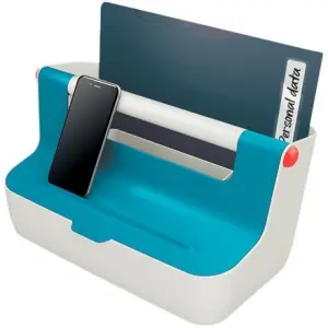 Leitz Caja De Almacenamiento Portátil Cosy Con Asa ABS Azul