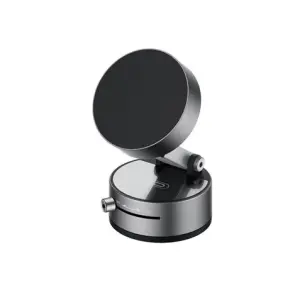 XO C170 Soporte Magnético para Coche - Fijación por Vacío, Rotación 360º, Aro Metálico, Negro