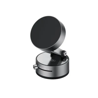 XO C170 Soporte Magnético para Coche - Fijación por Vacío, Rotación 360º, Aro Metálico, Negro