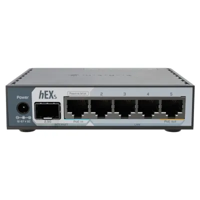 Mikrotik E60IUGS Router Gigabit Ethernet Negro