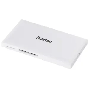 Hama Lector de Tarjetas CompactFlash, SD y Micro-SD con Conexión USB-A, Blanco