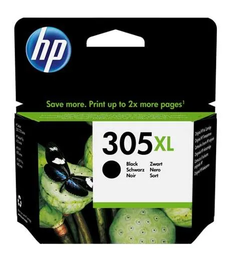 HP Tinta Negra Nº 305XL para Impresoras Deskjet y Envy