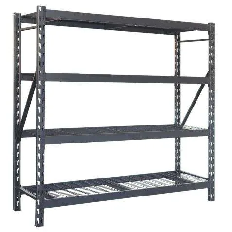 Blim Estanteria Metalica Ajustable - Dimensiones 195X183X61Mm - Soporte 700Kg Por Balda - Facil Montaje - Recubrimiento Polvo Negro - Color Negro