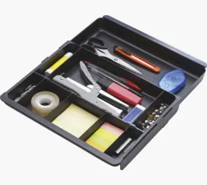 EXACOMPTA DRAWINSERT ORGANIZADOR DEL CAJÓN NEGRO