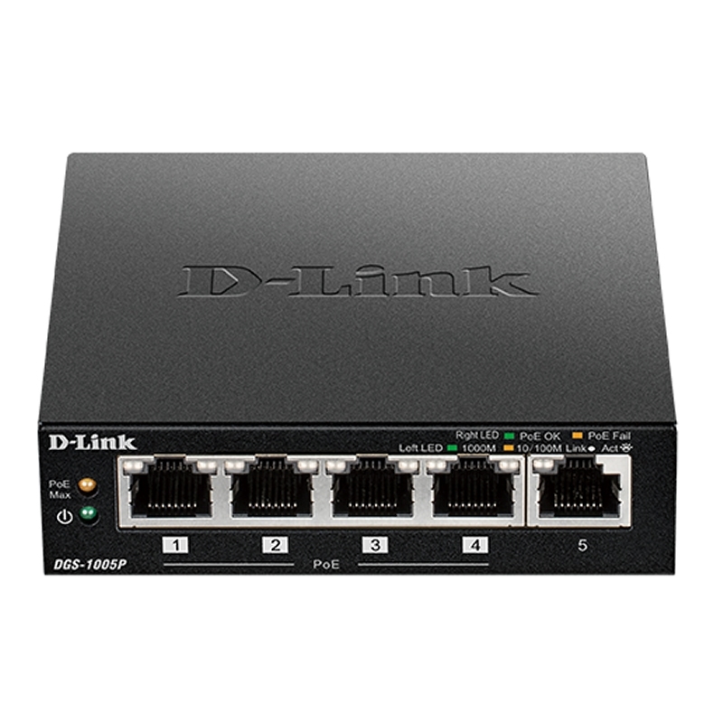 D-Link Dgs-1005P Switch 5Xgb 4Xpoe