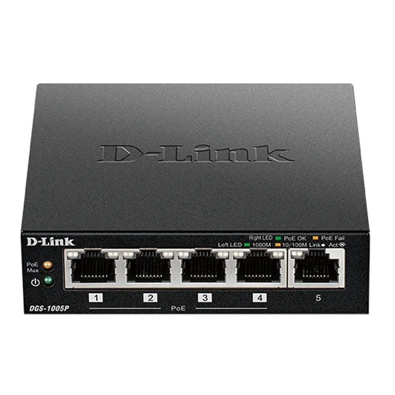 D-Link Dgs-1005P Switch 5Xgb 4Xpoe