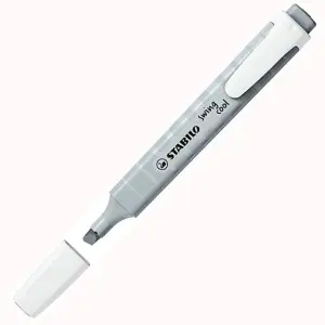 Stabilo Marcador Fluorescente Swing Cool Pastel Gris Polvoriento Caja 10 Unidades
