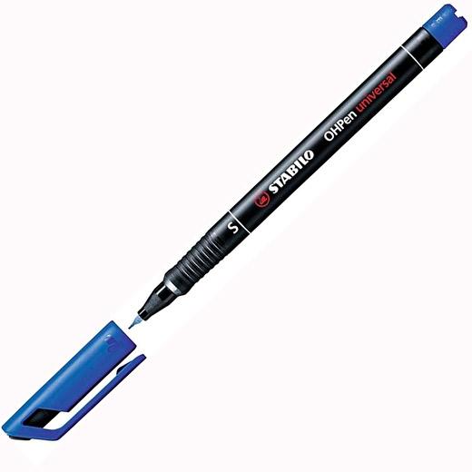 Stabilo Marcador Permanente Ohpen Universal S Punta Super Fina 0.4Mm Azul