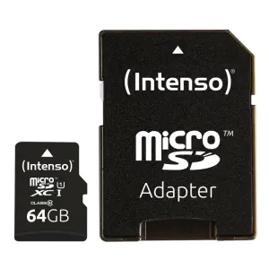 Intenso Micro SD UHS-I Premium 64GB con Adaptador