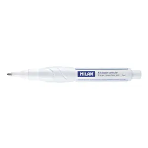 Milan Bolígrafo Corrector Líquido 7ml con Punta Metálica
