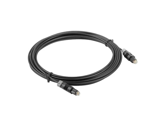 Lanberg Cable de Fibra Óptica InfiniBand Toslink 1 m Negro CA-TOSL-10CC-0010-BK
