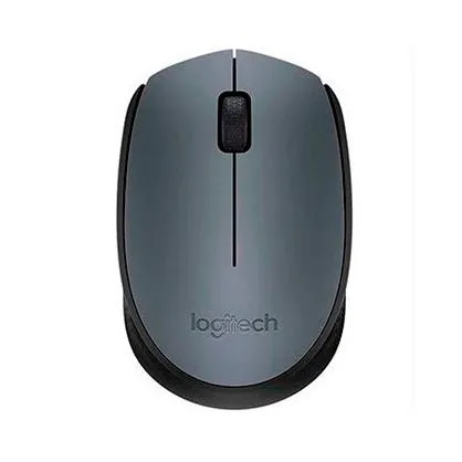 Logitech M170 Ratón Inalámbrico 1000 DPI - Gris y Negro