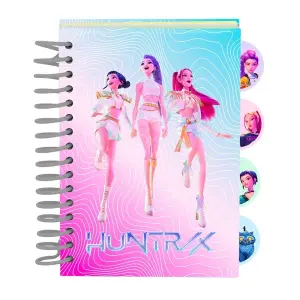 Safta Bloc de Notas K-Pop Demon Hunters A6 Espiral 80 Hojas 10.5x14.8cm