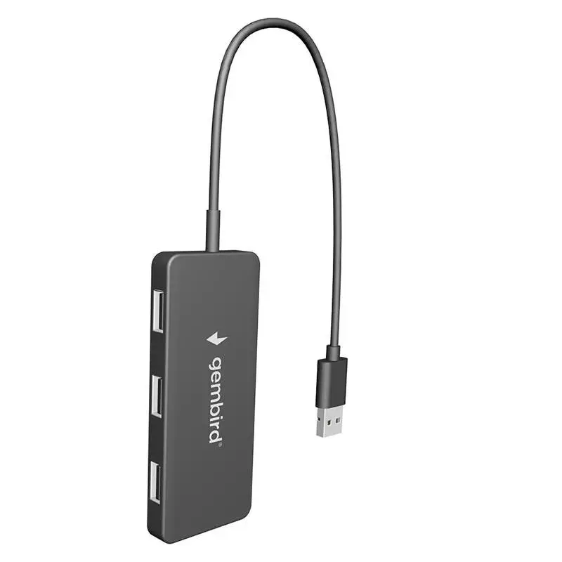 Gembird Hub USB 2.0 UHB-U2P4-04 480 Mbit/s Negro