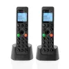 Motorola DOT202 Teléfono DECT Duo Negro