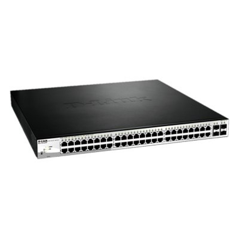 D-Link Dgs-1210-52Mp/E Switch 48Xgb Poe 4Xsfp Comb
