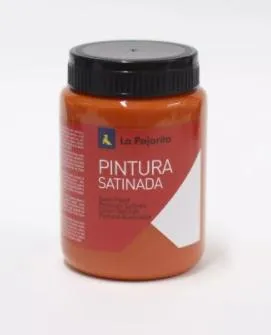La Pajarita Témpera Escolar Bote De 35Ml Satinada Naranja L-06
