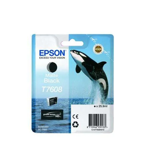 Epson T7608 Cartucho de Tinta Original Negro Mate