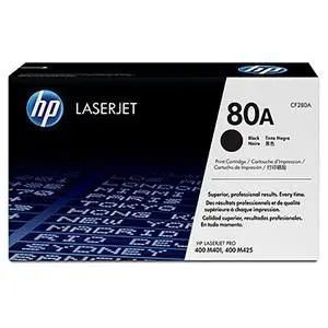HP TONER NEGRO LASERJET PRO 400 MFP/ M425 DN DW - Nº 80 A