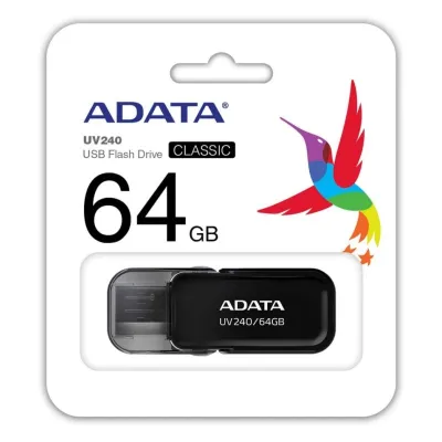 A-DATA UV240 64GB USB 2.0 Pendrive Negro
