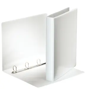 Esselte Carpeta Canguro Personalizable 4 Anillas 25mm A4 PP Blanco