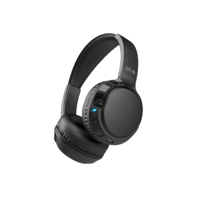 SPC Heron 2 Studio Auriculares Inalámbricos Plegables - Conexión a Dos Dispositivos - 50h Autonomía - Negro