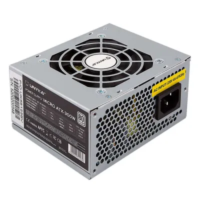 Unykach SFX 300W Fuente de Alimentación 85% Eficiencia con Ventilador 80mm