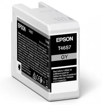 Epson T46S7 Gris Cartucho De Tinta Pigmentada Generico - Reemplaza C13T46S700