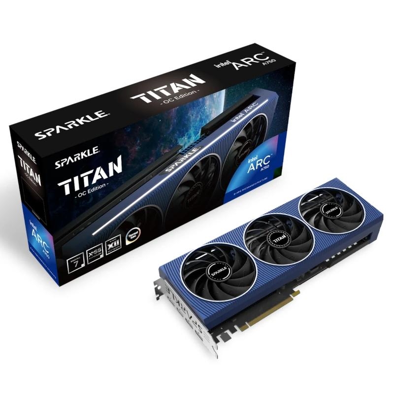 Sparkle Vga Intel A750 Titan Oc Edition, 8Gb Gddr6
