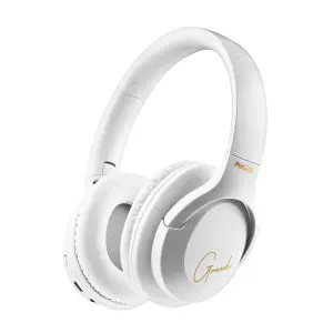NGS Artica Greed Auriculares Bluetooth Blancos con Micrófono y Batería 300 mAh, Carga USB-C