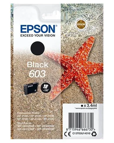 Epson 603 Cartucho de Tinta Negro Original