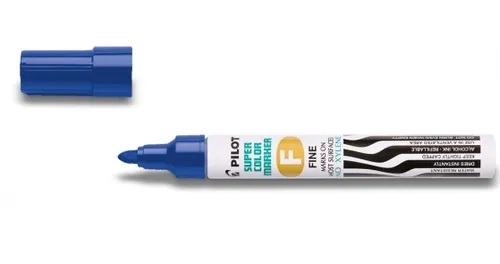 Pilot Marcador Permanente SCA-F Recargable Azul
