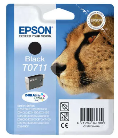 Epson T0711 Cartucho de Tinta Negro Original