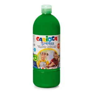 Carioca Botella de Témpera 1000ml Verde Superlavable Alta Opacidad