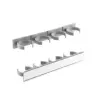 InnovaGoods Jarlock Pack de 5 Organizadores de Especias Adhesivos Nano PU Gel 20.2x2.4x3.8cm Color Gris