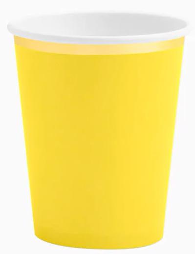 Oh Yeah Vaso Amarillo Metalizado 9Oz (270Cc) Pack 6U