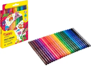 Jovi Rotuladores Surtidos 140mm Estuche de 24 Unidades