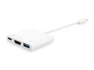 Adaptador USB-C Equip 133461: HDMI, USB-C PD 60W y USB-A