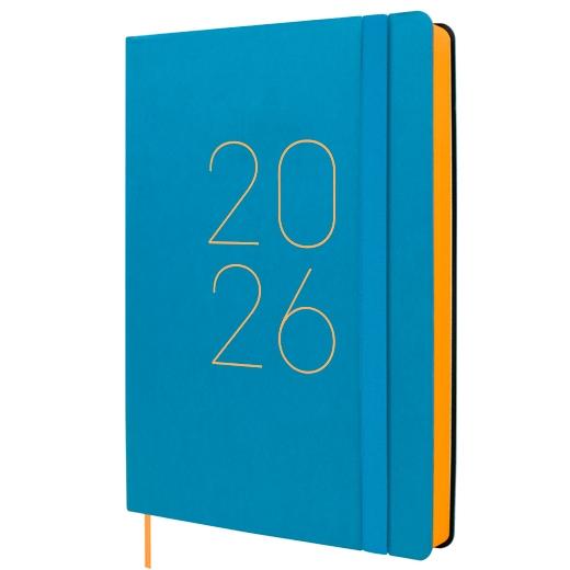 Finocam Agenda Flexi Lisa Fa5-148X210Mm 1Dp Tapa Blanda Azul 2026