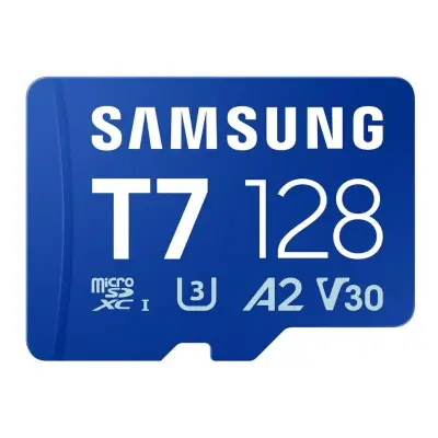 Samsung Micro SDXC T7 128GB Clase 10 U3 V30 A2