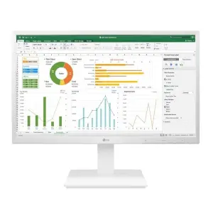 LG Monitor 27" LED IPS FullHD 1080p 60Hz - Respuesta 5ms - Altavoces - Angulo de Vision 178º - 16:9 - USB, VGA, DVI, HDMI, DisplayPort - VESA 100x100mm