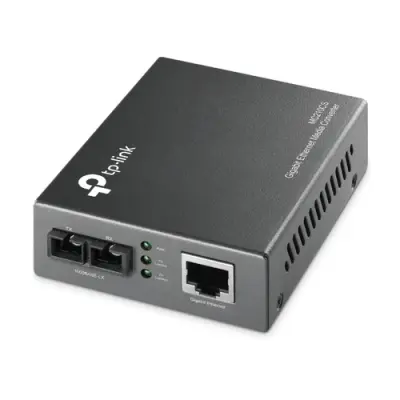 TP-LINK MC210CS Convertidor Fibra Monomodo SC 1000MB Full Duplex 15KM RJ45 Giga