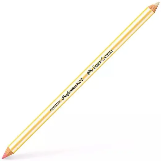 Faber Castell Lápiz Goma Mixto Perfection 7057 Doble Punta Para Tinta Y Grafito