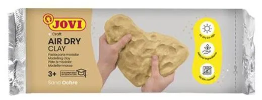 Jovi Air Dry Pastilla De Pasta Modelar Endurece Al Aire 250Gr Ocre
