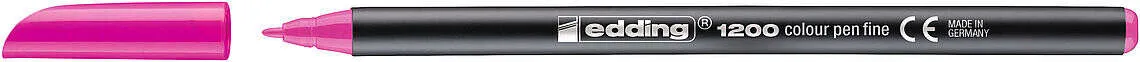Edding Rotulador 1200 Punta Fina Rosa Neón