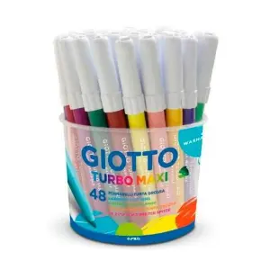 Giotto Rotuladores Turbo Maxi Surtidos Bote 48 Unidades