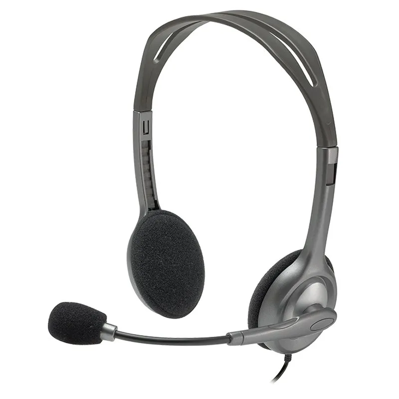 Logitech Auriculares H110 con Micrófono y Conexión Jack 3.5